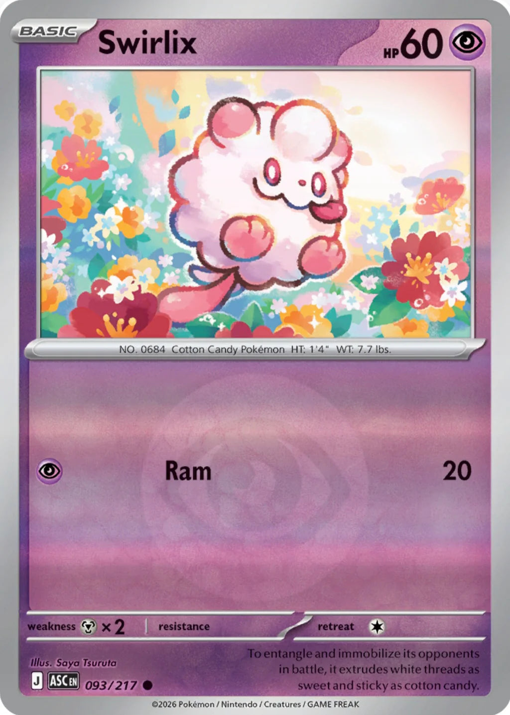 Swirlix 093/217 Common Reverse Holo