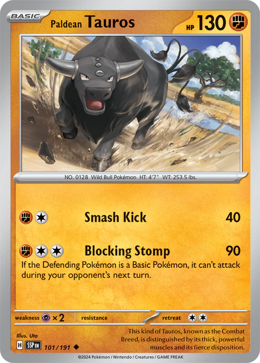 Tauros 101/191 Uncommon