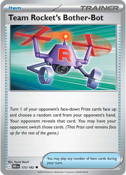 Team Rocket's Bother Bot 172/182 Uncommon