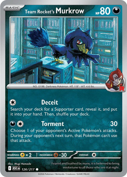 Team Rocket's Murkrow 126/217 Common