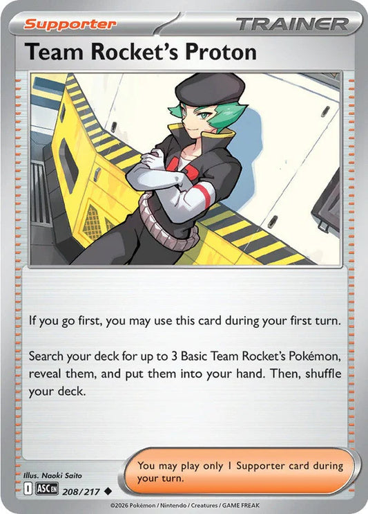 Team Rocket's Proton 208/217 Uncommon