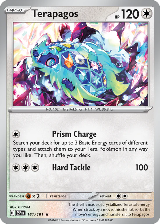Terapagos 161/191 Rare Holo