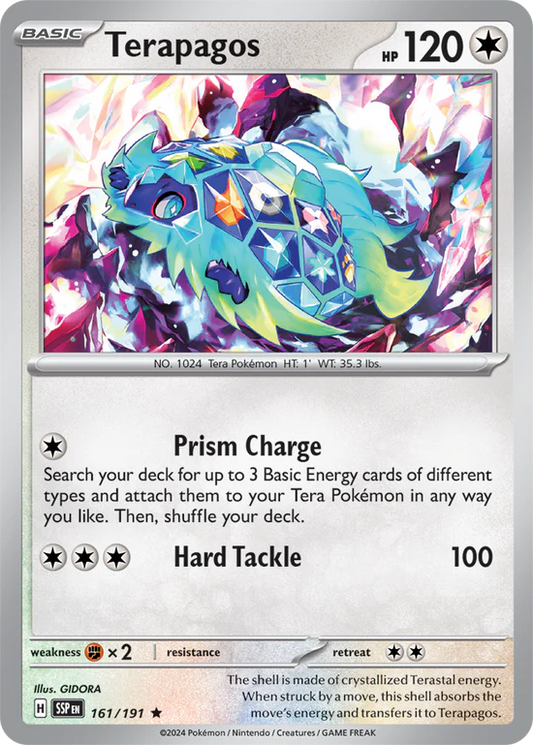 Terapagos 161/191 Rare Holo