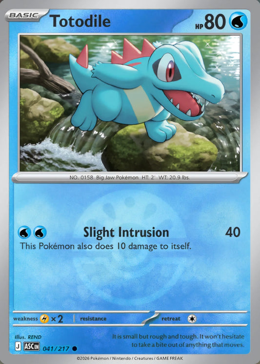 Totodile 041/217 Common Friend Ball