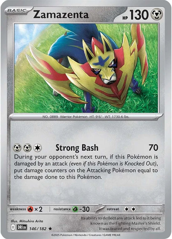 Zamazenta 146/182 Rare Reverse Holo