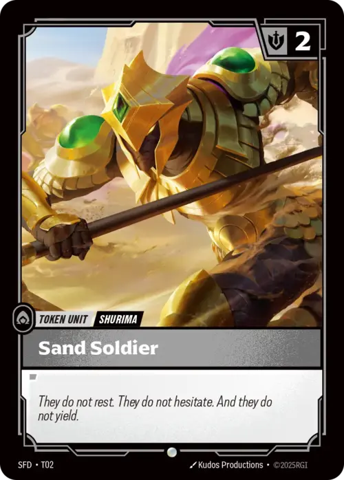 Sand Soldier // Buff - Spiritforged